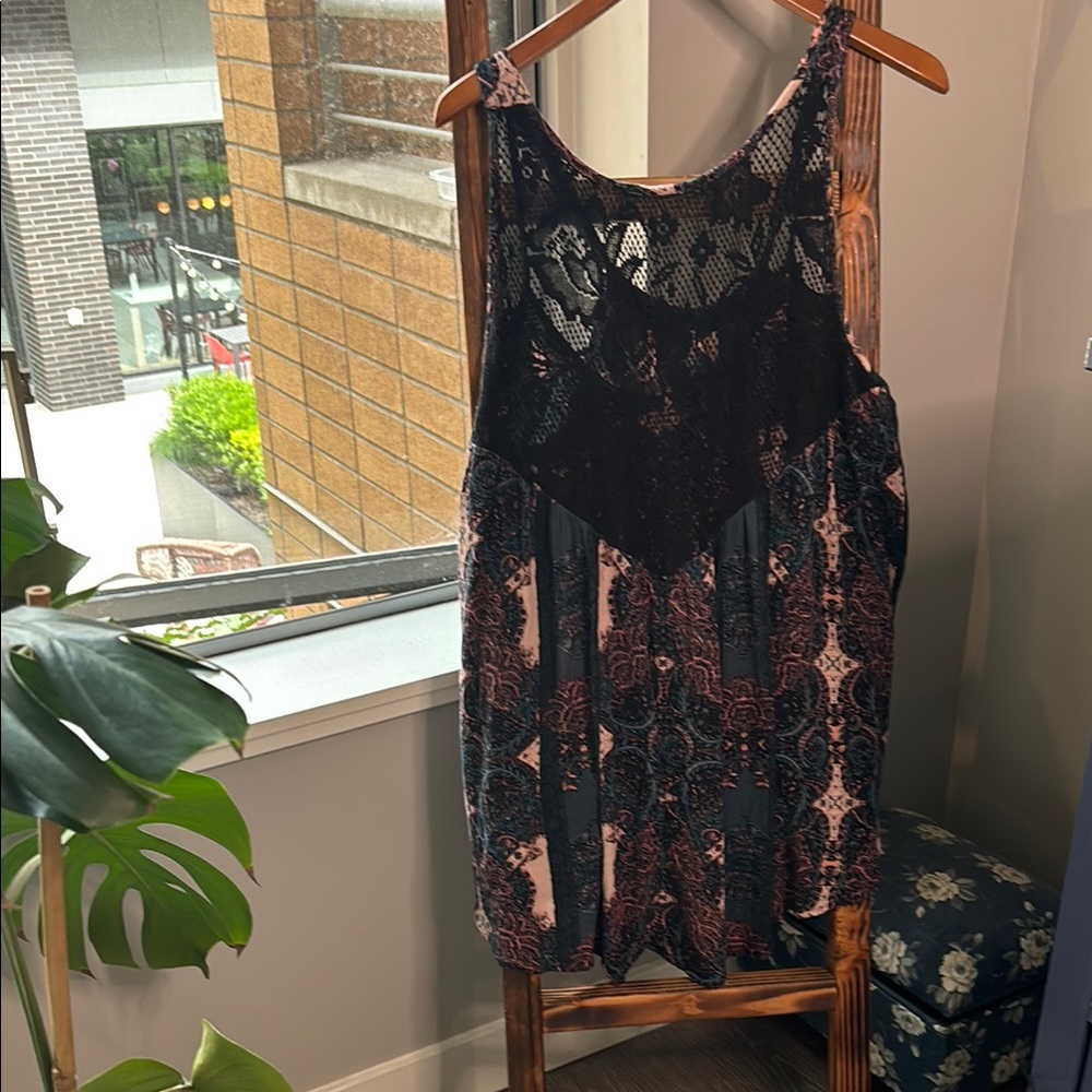 Free People Count Me In Trapeze Top.